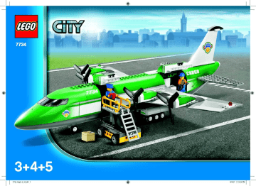 Guide d'installation | Lego 7734 Cargo Plane Manuel utilisateur | Fixfr
