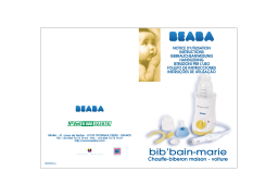 Beaba BIB'BAIN-MARIEBIBÂ’BAIN-MARIE Manuel utilisateur