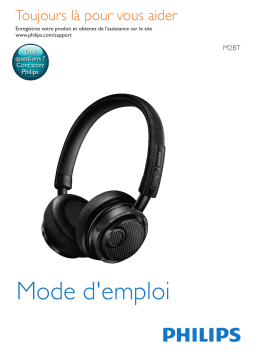 Philips M2BTBK Casque Manuel utilisateur