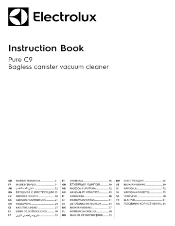 Electrolux PC91-H6STM Manuel utilisateur | Fixfr