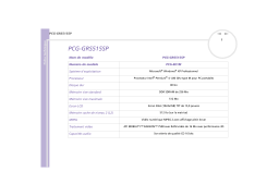 Sony PCG-GRS515M Manuel utilisateur