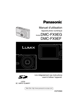 Panasonic DMC FX9 EF Mode d'emploi