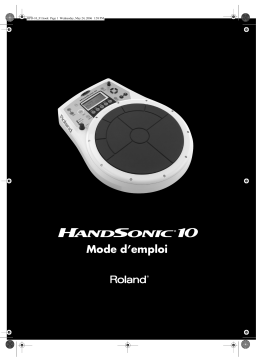 Roland HandSonic 10 Manuel utilisateur