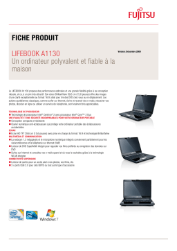 FUJITSU SIEMENS LIFEBOOK A1130 Manuel utilisateur