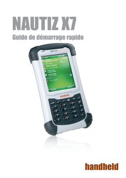 Handheld Nautiz X7 Manuel utilisateur