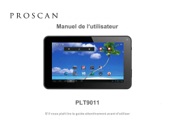 ProScan PLT 9011 Manuel utilisateur