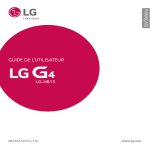 LG S&eacute;rie G4 bouygues telecom Manuel utilisateur