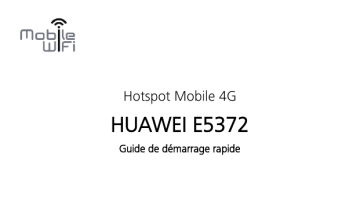 Manuel du propriétaire | Huawei E5573 Manuel utilisateur | Fixfr