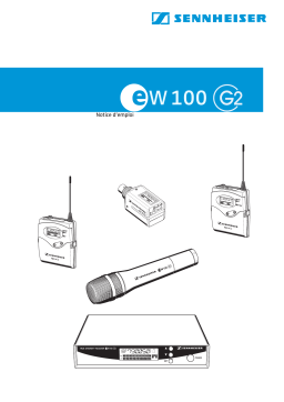 Sennheiser EW 112-P G2 Manuel utilisateur