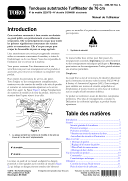 Toro 22205TE - TurfMaster Manuel utilisateur