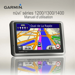 Garmin nuvi 1310 Manuel utilisateur