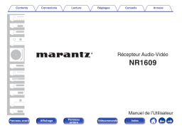 Marantz SR5011 Manuel utilisateur