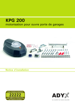 ADYX KPG 200 Manuel utilisateur