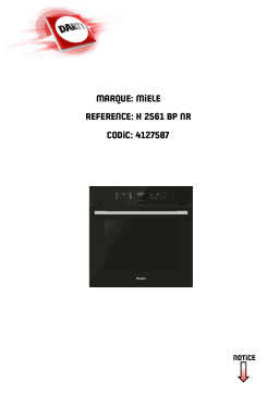 Miele H2160 E Manuel utilisateur