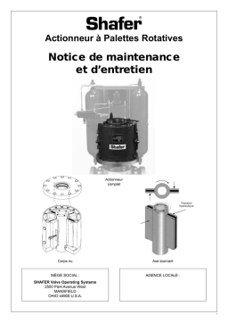 Shafer Rotary Vane Manuel utilisateur