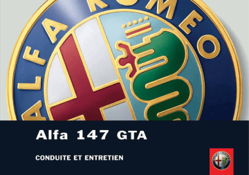 Alfa Romeo 147 Manuel du propriétaire | Fixfr