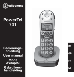 Amplicom PowerTel 701 Manuel utilisateur