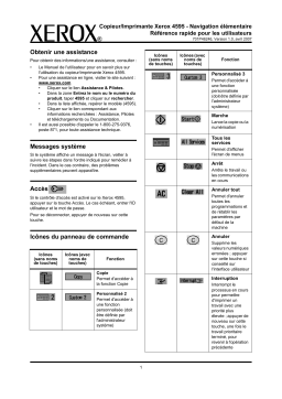 Xerox 4595 Mode d'emploi