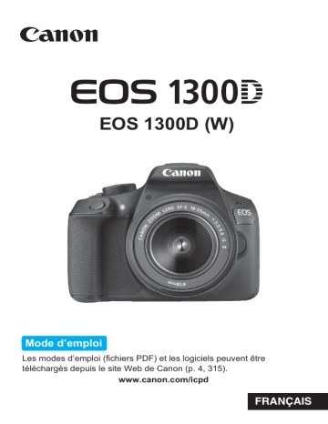 Canon EOS 1300D Mode d'emploi | Fixfr