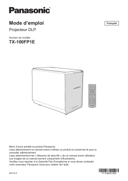 Panasonic PT-AE3000 Manuel utilisateur