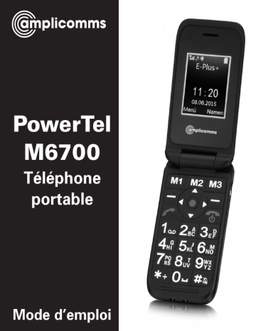 Mode d'emploi | Amplicomms PowerTel M6700 Manuel utilisateur | Fixfr