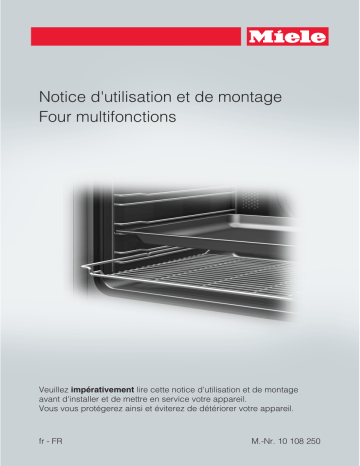 Manuel du propriétaire | Miele H6260E Manuel utilisateur | Fixfr