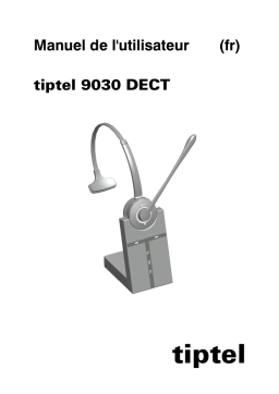 Tiptel 9030 DECT Manuel utilisateur