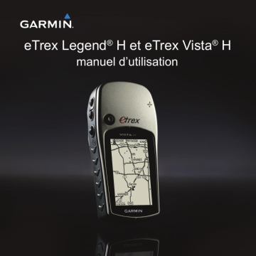 Manuel du propriétaire | Garmin eTrex Legend H Manuel utilisateur | Fixfr