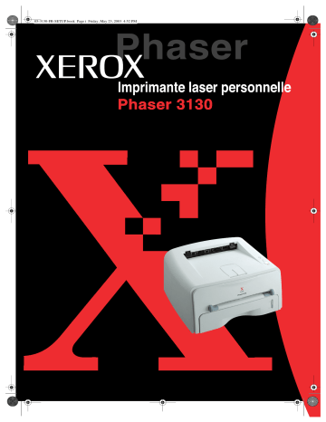 Manuel du propriétaire | Xerox PHASER 3130 Manuel utilisateur | Fixfr