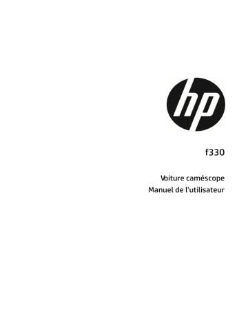 f330 Car Camcorder | Mode d'emploi | HP F330 Manuel utilisateur | Fixfr