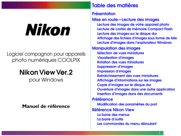 Manuel du propriétaire | Nikon View 2 Manuel utilisateur | Fixfr