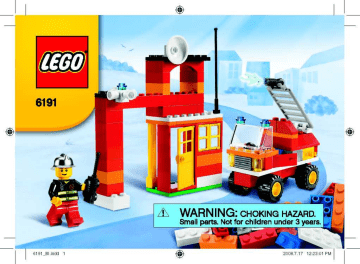 Guide d'installation | Lego 6191 Fire Fighter Building Set Manuel utilisateur | Fixfr