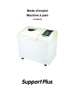 SUPPORT PLUS SPF BBM 004 Manuel utilisateur