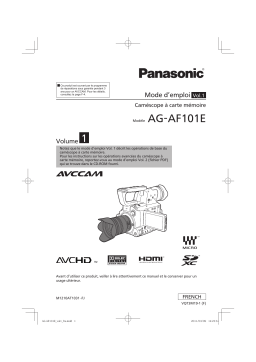 Panasonic AG-AC130AEJ Manuel utilisateur