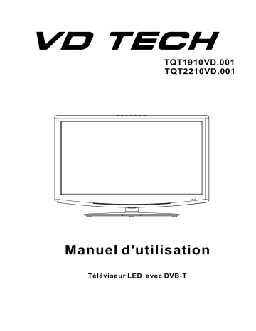 Manuel du propriétaire | Vd-tech TQT2210VD Manuel utilisateur | Fixfr