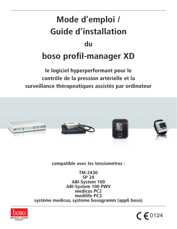 boso profil-manager XD 24-hour measurement Manuel utilisateur | Fixfr