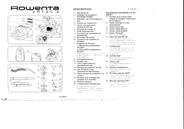 Manuel du propriétaire | Rowenta ARTEC 2 Manuel utilisateur | Fixfr