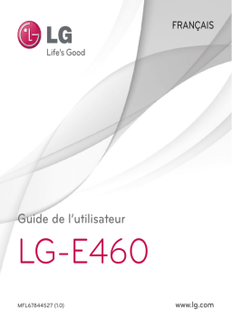 LG Série Optimus L5 II nrj mobile Manuel utilisateur