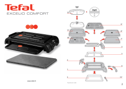 Tefal EXCELIO CONFORT Manuel utilisateur