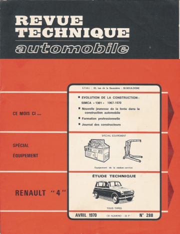 Renault 4L 1970 Manuel utilisateur | Fixfr
