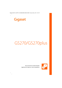 Gigaset GS110 Manuel utilisateur