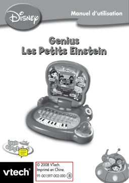 VTech GENIUS PETITS EINSTEIN Manuel utilisateur