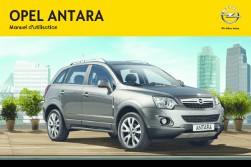 Opel Antara 2010-2014 Manuel du propriétaire | Fixfr