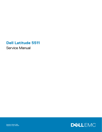 Dell Latitude 5511 laptop Manuel du propriétaire | Fixfr