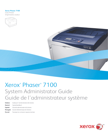 Xerox 7100 Phaser Manuel utilisateur | Fixfr