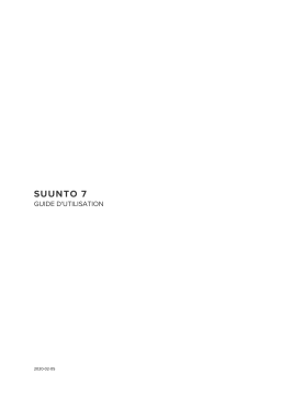 Suunto 7 Manuel utilisateur