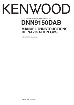 Kenwood DNN 9150 DAB Manuel utilisateur