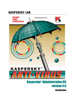 Kaspersky ADMINISTRATION KIT 5.0 Manuel utilisateur