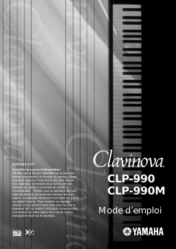 Yamaha CLP-990-CLP-990M Manuel utilisateur