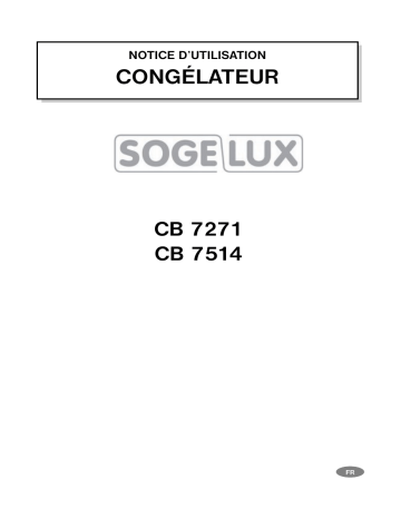 Manuel du propriétaire | SOG CB7514 Manuel utilisateur | Fixfr